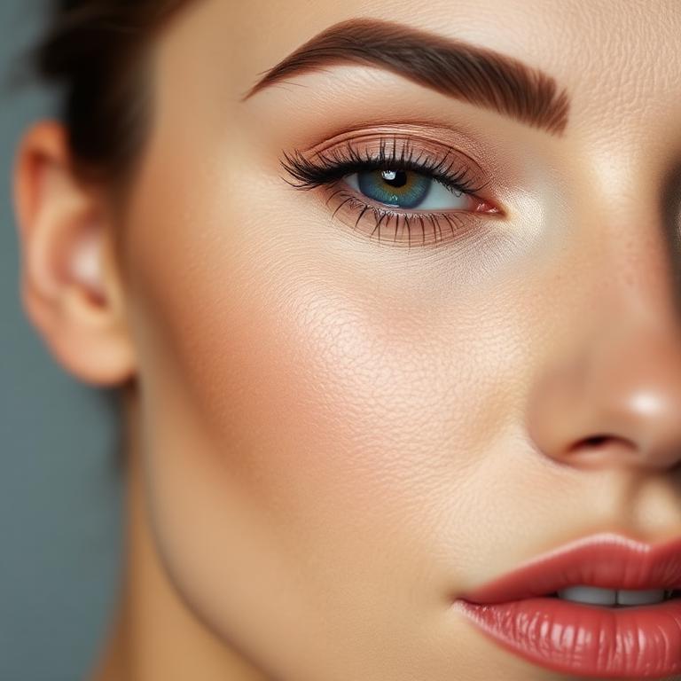 After — Brow shape, wax and tint — sculpted into a defined, full-bodied arch.